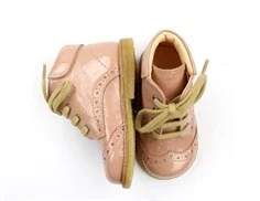 Angulus begyndersko mørk peach lak med snørebånd